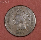 1865 Indian Head Cent "VG"*Free S/H After 1st Item*