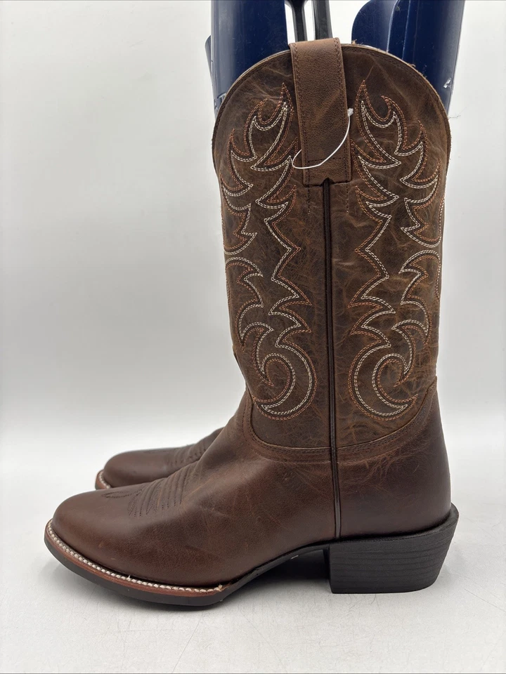 Brothers Sons Brown Leather Cowboy Western Boots Men’s Xero Gravity Size 8.5 D - Изображение 3 из 4