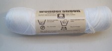 1 Skein 400 Yard Bucilla Wondersheet Crochet & Knitting Cotton Vintage 11 White