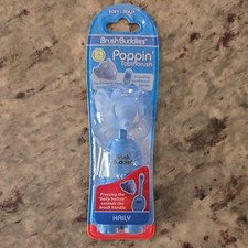 Brush Buddies Kids Poppin' Toothbrush Soft /Haily Blue Elephant New In Package