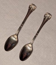 Set Of 2 Nupical by Pesa Mexican Sterling Silver Demitasse Spoons 4 1/4" Lot