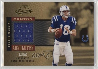2005 Playoff Absolute Memorabilia Canton Absolutes Materials Peyton Manning 1o1v