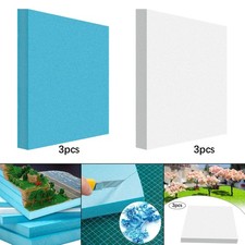 3Pcs Foam Slab Sheets Diorama Base for Miniature Sculpture Micro Landscape