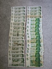 JOBLOT NETHERLANDS 32X 5 GULDEN    20x 1966   12X 1973 WILL NOT SPLIT