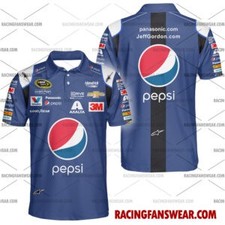 Jeff Gordon Nascar Racing 2015 Pepsi Uniform Apparel Clothes Hawaiian Polo