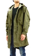 Buzz Rickson M-51 U.S. Army Fishtail Parka Military Coat Jacket BR12266 Olive XL