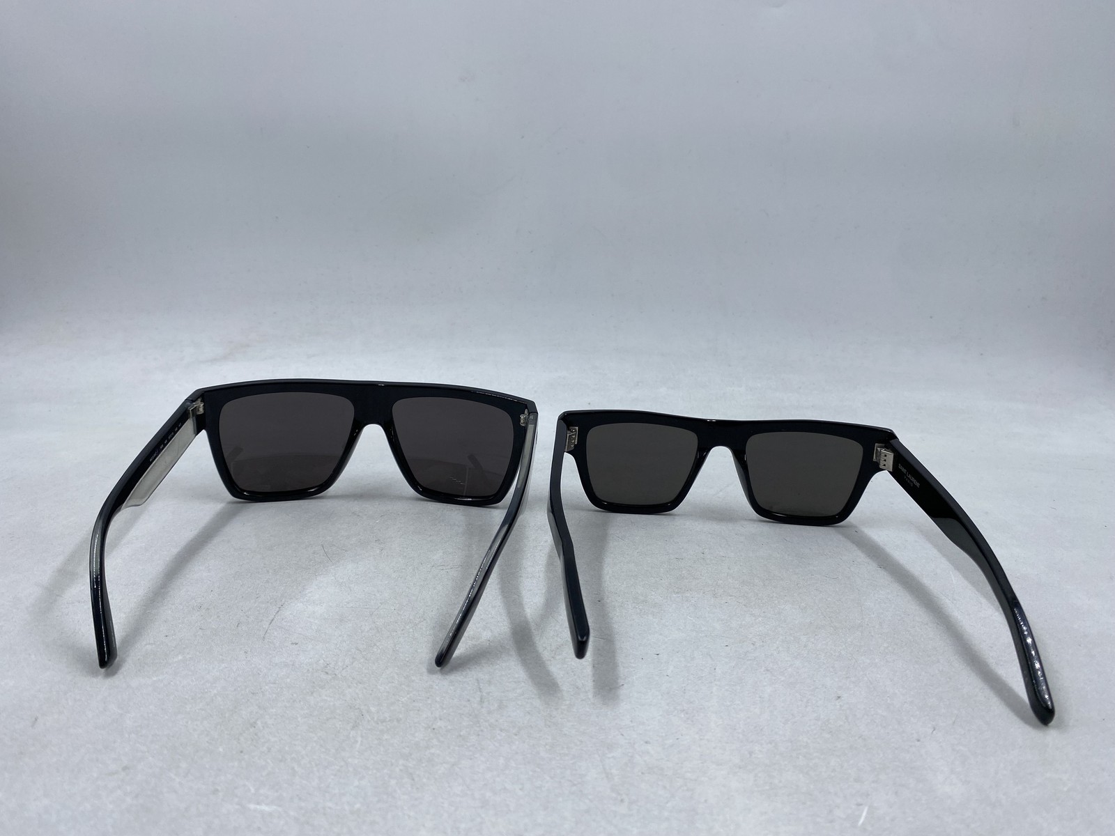 Occhiali da sole Saint Laurent X Alexander McQueen Bundle quadrati neri