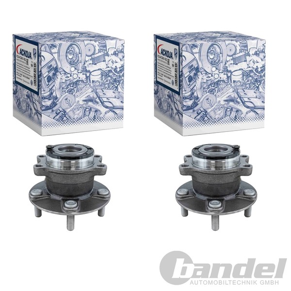 2X Ackoja Radlager Satz Hinten Passend FüR CitroËN C4 Mitsubishi ASX Eclipse-image