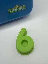 Sesame Street Cookie Monster Case On The Go Replacement Number- Green 6 Only