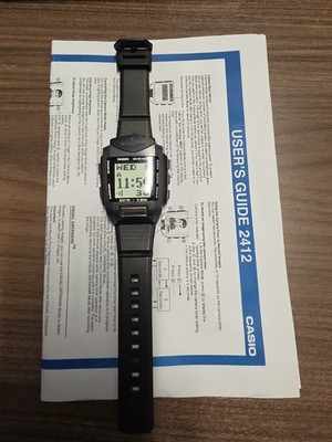 Casio Wrist Camera Digital Watch WQV-10 2412 And Manual