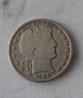 1900 Barber Half Dollar 50c Good Condition