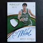 2014-15 Panini Immaculate Game Used two color Patch Auto /49