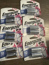 Energizer 123 lithium batteries lot  Of 6 New Packs 12 Batteries Total.