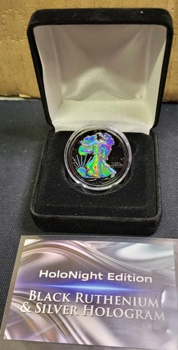 Holographic 1941 Walking Liberty Half Dollar  Coin Holonight Edition