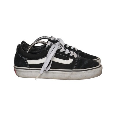 Vans, Sneaker, Größe: 36 1/2, model: old skool, Leder, Schwarz/Weiß, Damen #Dlu