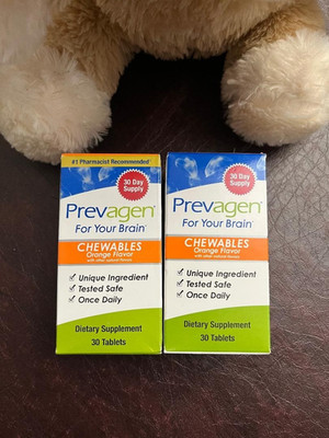Prevagen Regular Strength 10mg Orange Chewables - 2 Pack (60-Day Supply)