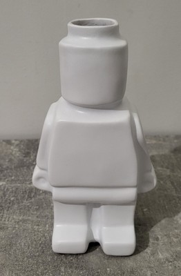 Lego Keramik Vase in Form eines Mannes Innendekoration wie neu 