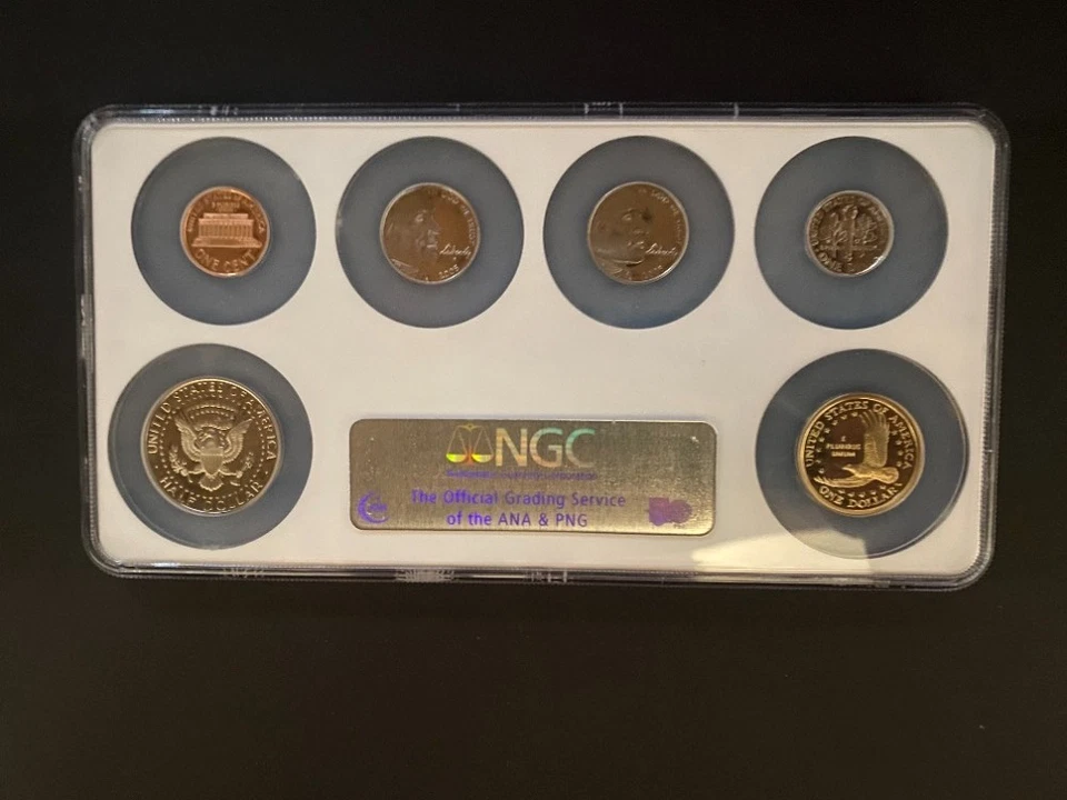 2005-S 6 COIN CLAD PROOF SET PF 69 ULTRA CAMEO NGC - Image 2 of 2