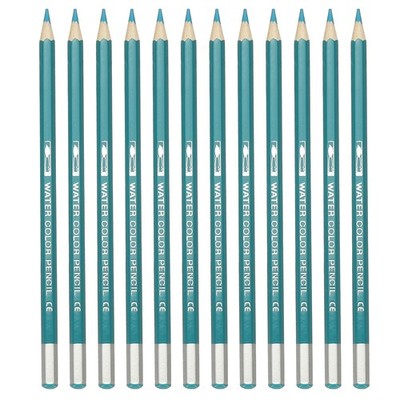 12 Stück Aquarellstifte zum Malen, Zeichnen, Malen, hellblau
