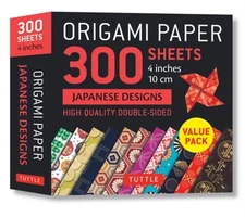 Origami Paper 300 Sheets Japanese Designs 4" (10 CM): Tuttle Origami Paper: High