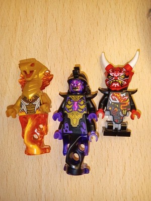 *Used* Lego Ninjago Minifigure lot of 3 *Read Description* overlord aspheera 