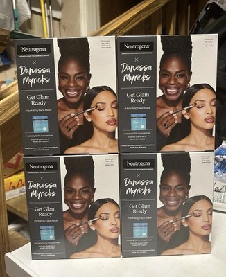 4 Neutrogena Hydro Boost Hydrating Face Sheet Masks Kits Hydrogel Moisture Clean