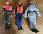 GI Joe 12 Inch US Coast Guard, Navy, And Winter Army/USMC - Lot Of 3 HoF 90s