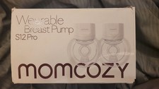 Momcozy S12 9-Levels Double Wearable Breast Pump - White