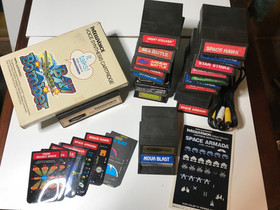 Mattel Intellivision system A/V modded with games and more MUST LOOK/READ