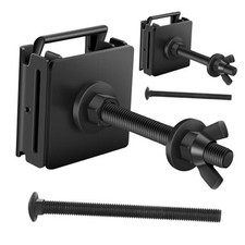 2 Pack E Track Spare Tire Holder Mounts, Upgrade Etrack Double Black-2 Pack