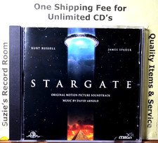 CD Stargate Original Movie Soundtrack LIKE NEW DISC -David Arnold -COUPONS!