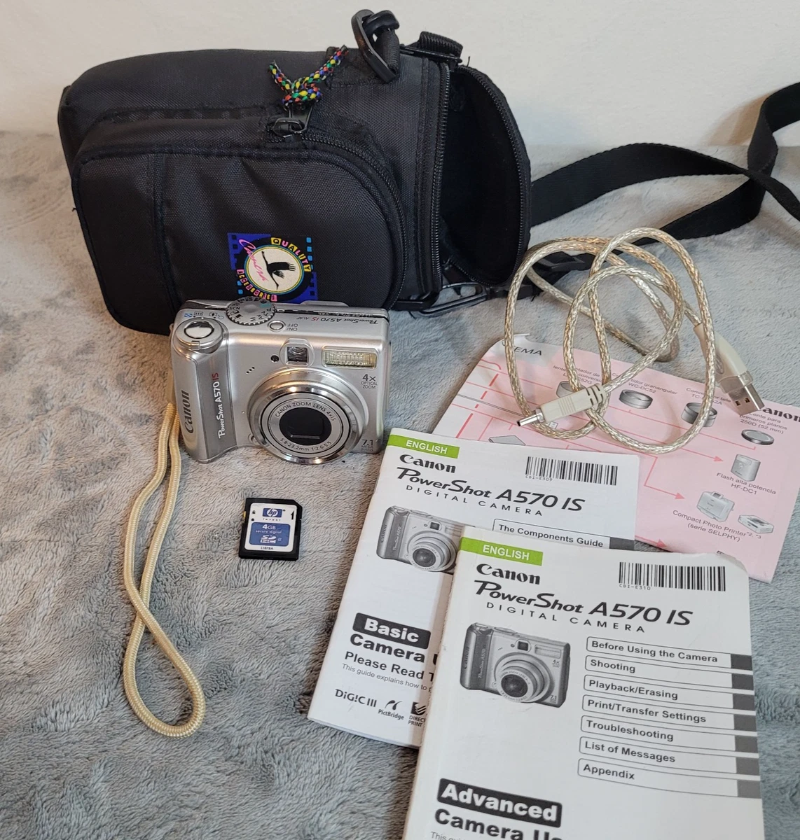 3-9.9x Canon PowerShot A570 IS Digital Cameras for sale | eBay