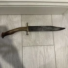 Civil War Confederate States CSA Bowie Knife Stag Handle Hallmarked