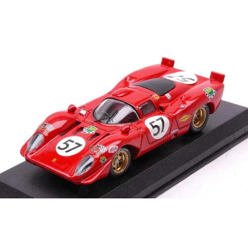 FERRARI 312 P COUPE' N.57 LE MANS 1970 ADAMOWICZ-PARSONS 1:43 Best Model Auto Co - Photo 1/1
