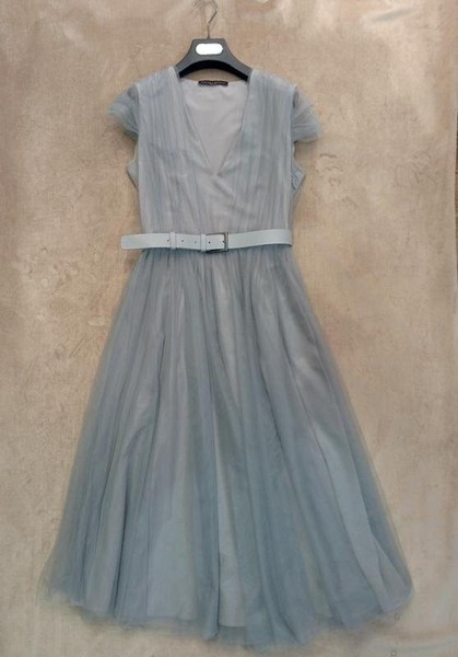 Women Fabiana Filippi Dress Grey 34 / XS / 42 #3WLO