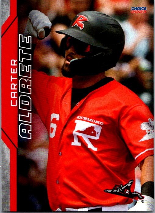 Carter Aldrete 2023 Choice Richmond Flying Squirrels #NNO