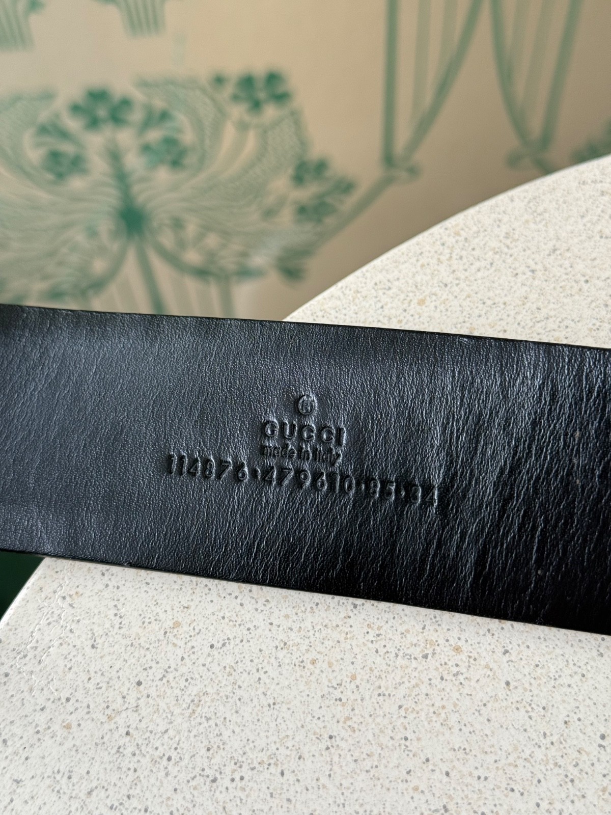 Gucci Tom Ford Era Python Embossed Black Leather … - image 6