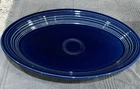 Vtg Fiestaware Lg. Cobalt Blue Oval Serving Platter Homer Laughlin USA Ex. Cond.