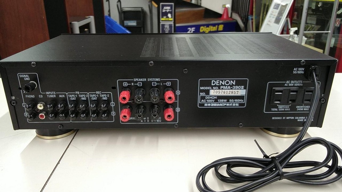 ＤＥＮＯＮ　ＰＭＡ－３９０Ⅱ　【動作品　美品】 ☆DENON PMA-390II完動品 完動品 DENON PMA－390Ⅱ 【動作品 美