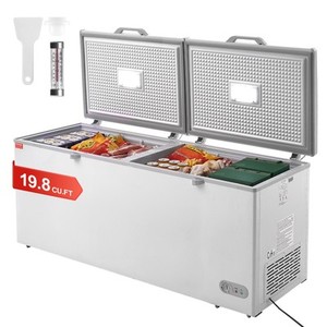 VEVOR Chest Freezer 19.8 cu.ft / 561 L Large Deep Freezer & 4 Removable Baskets