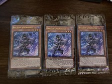 Yugioh BACKUP & IGNISTER LART-EN080 3 Card Playset Factory Sealed