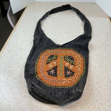 Nepal Cotton Handmade Needlework Hippie Sling Bag Crossbody Purse