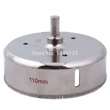 110 mm 4-1/4" inch Diamond Hole Saw Granite Drill Bit Coated Masonry Drilling