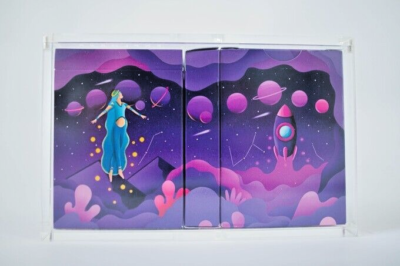 Explorer Playing Cards 3 Decks in Acrylic Case - Limited Edition