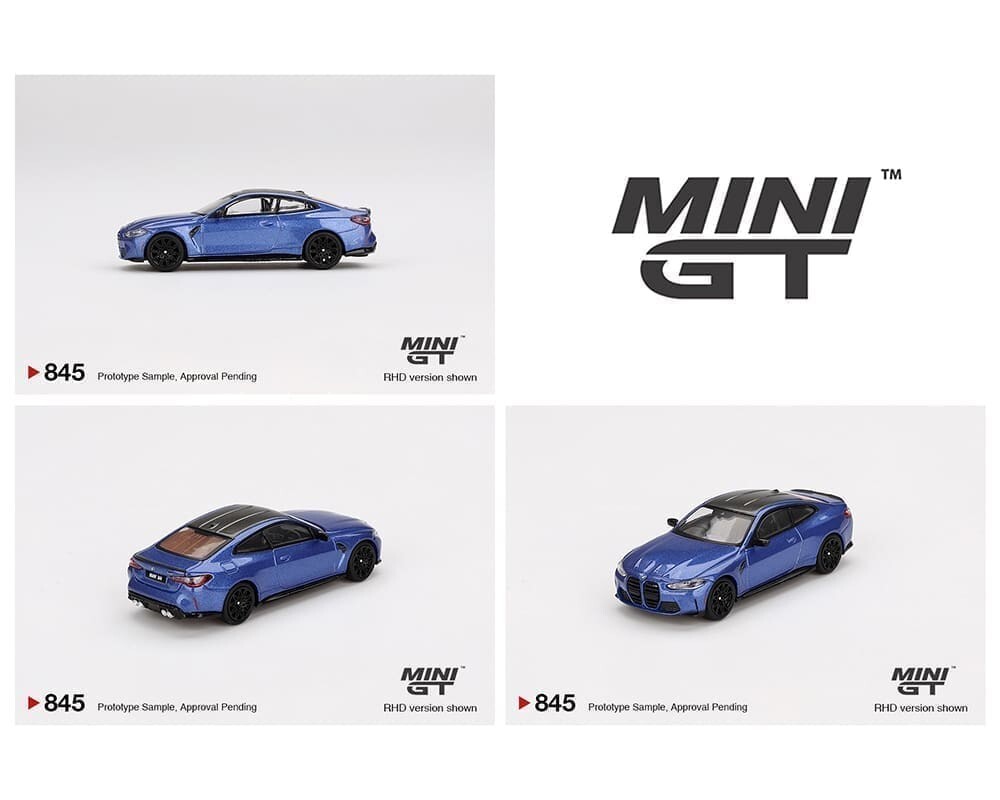 MINI GT BMW M4 コンペティション (G82) チェイスカー Chase! Mini GT 1:64 BMW M4 Competition (G82) Diecast Car