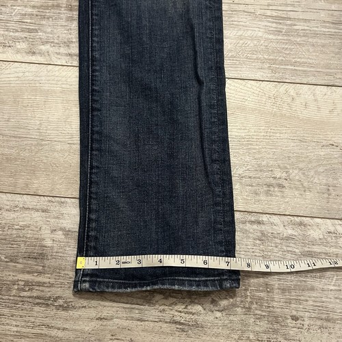 7 For All Mankind Jeans Herren 33x34 Slimmy Dark Wash Denim Slim Straight Blau - Bild 6 von 8