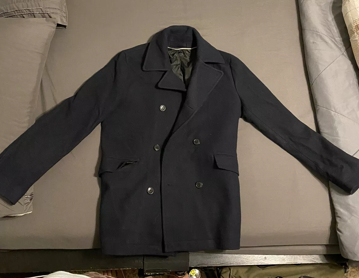 Selected top homme peacoat