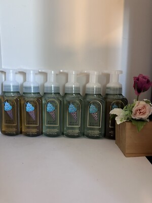 6 New MINT N  CHIP ICE CREAM   BATH  & BODY WORKS GENTLE FOAMING HAND SOAP WASH