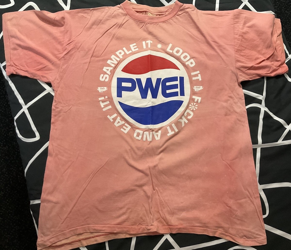 Pop Will Eat Itself PWEI Pepsi Cola Logo T-shirt | eBay UK