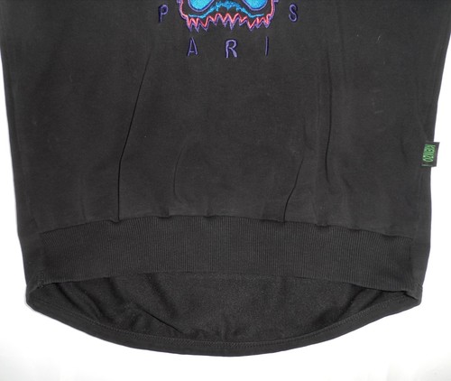 KENZO Black Sweatshirt Tiger Embroided Size S - Picture 4 of 12